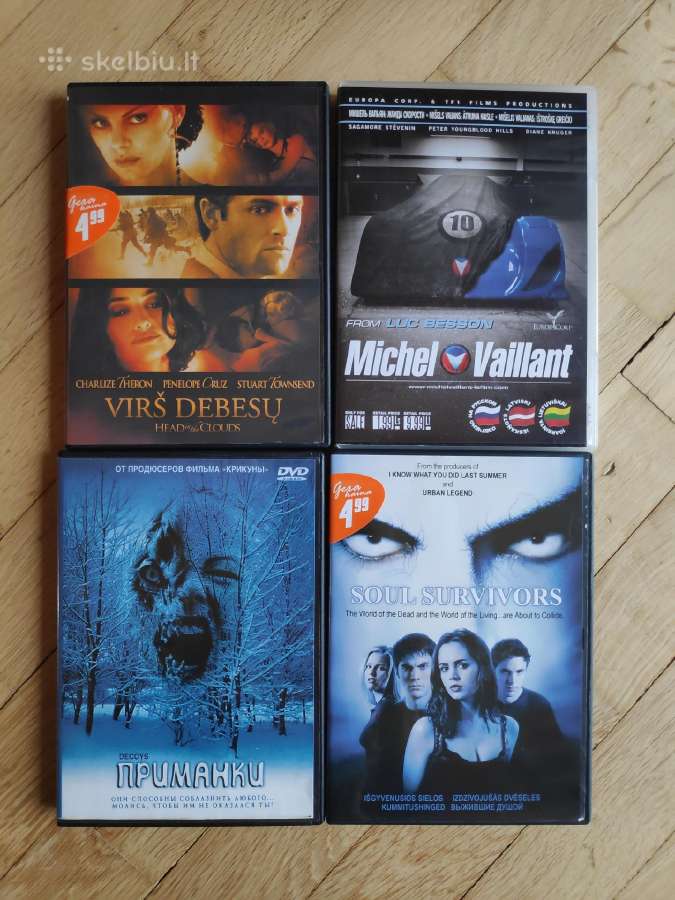 20 Dvd filmų