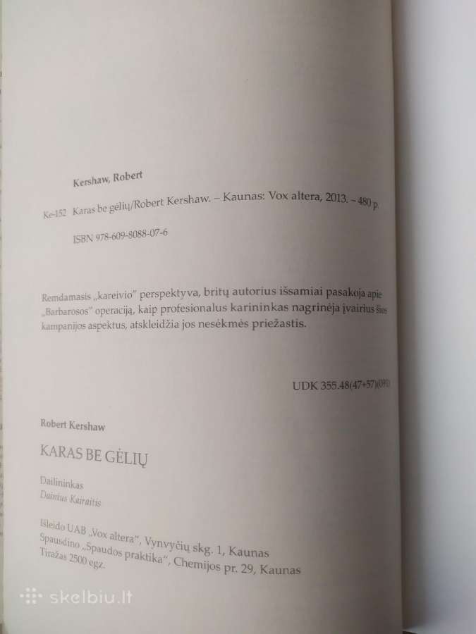 Robert Kershaw "Karas be gėlių" - nuotraukos Nr. 5