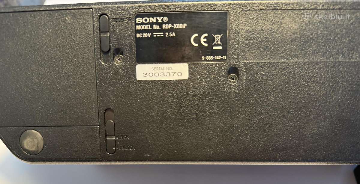 Sony Apple grotuvą Sony rdp-x80ip - nuotraukos Nr. 4