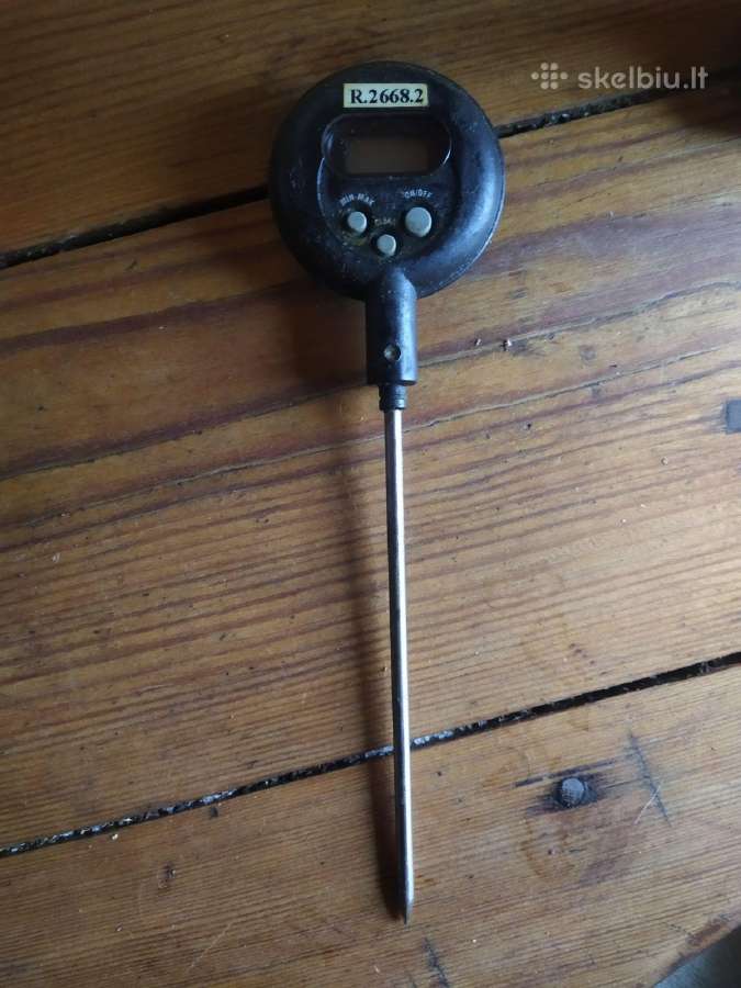 Skaitmeninis Termometras maistui su patikra