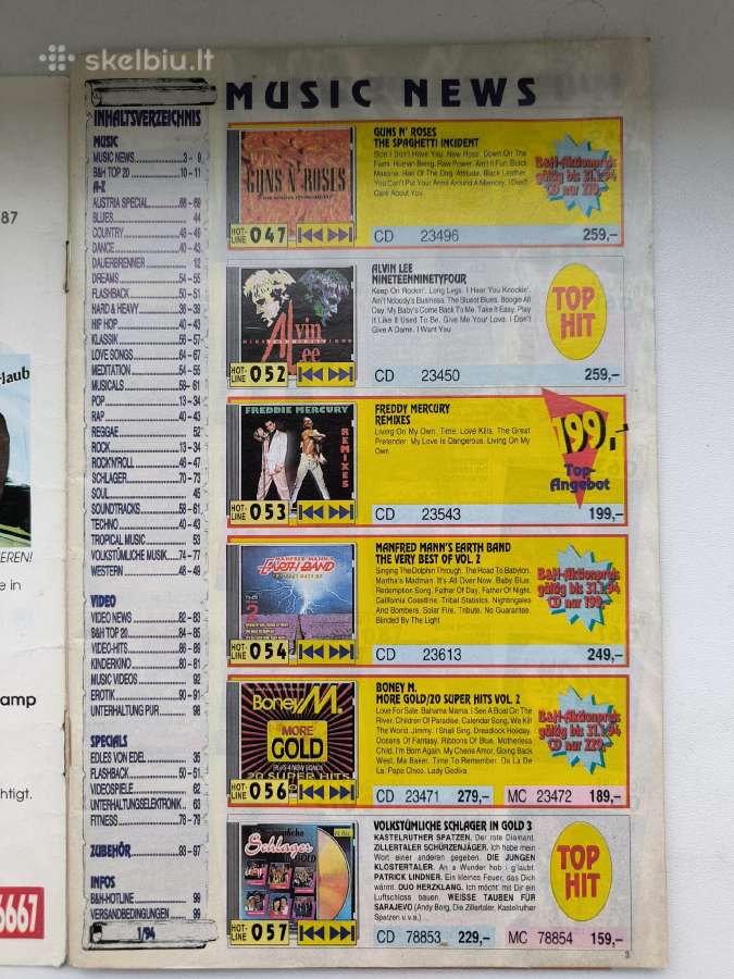 Žurnalas apie muzikos ir filmų naujienas 1994m - nuotraukos Nr. 2