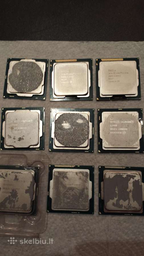 Keli 2, 4, 6, 7 kartos Intel cpu. RAM - nuotraukos Nr. 3