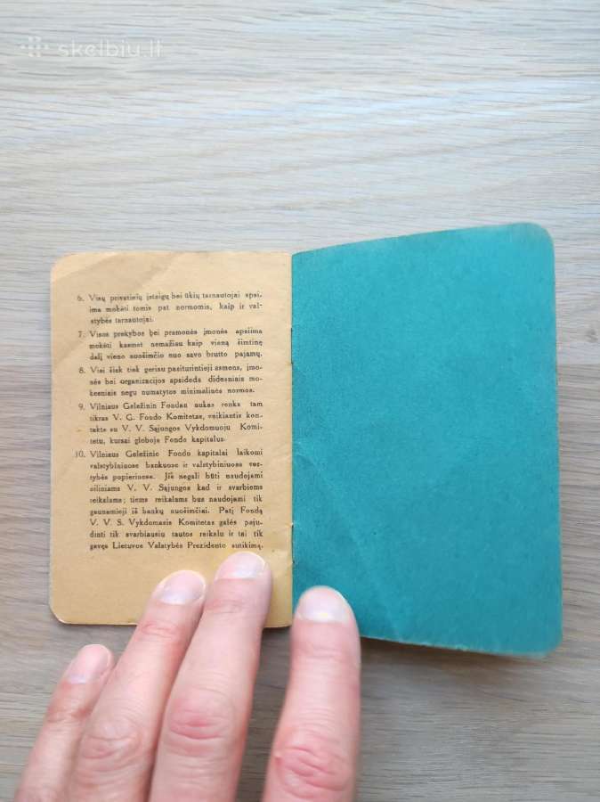 Vilniaus pasas (tarpukario) - nuotraukos Nr. 6