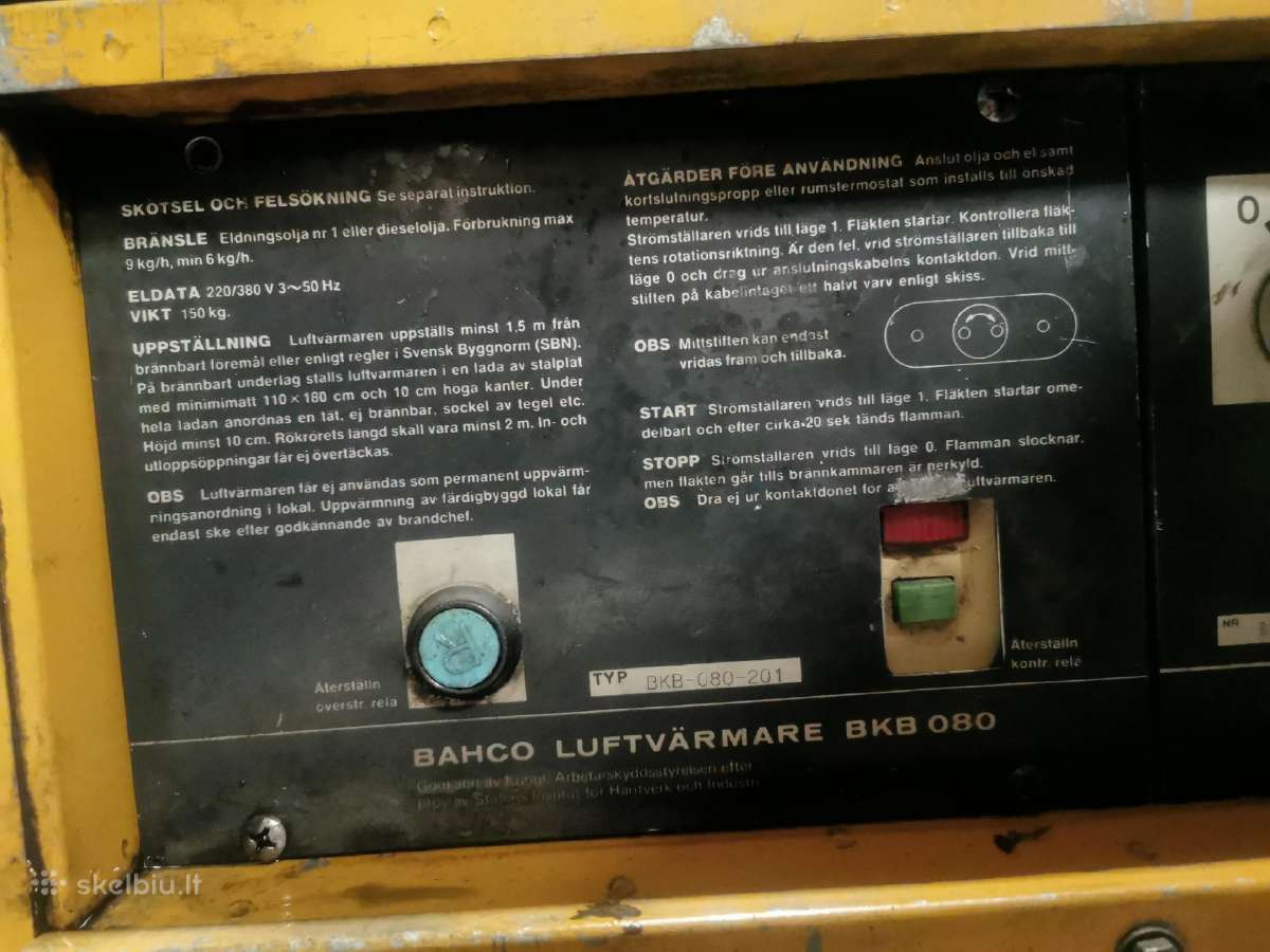 Dyzelinei šildytuvai, elektrinei šildytuvai - nuotraukos Nr. 23