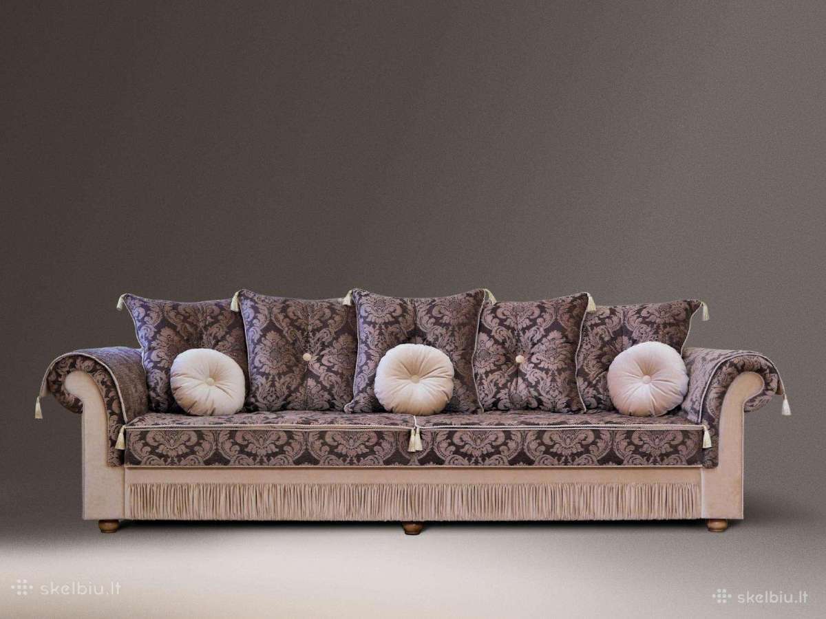 Klasikinė sofa su miegamąją funkcija