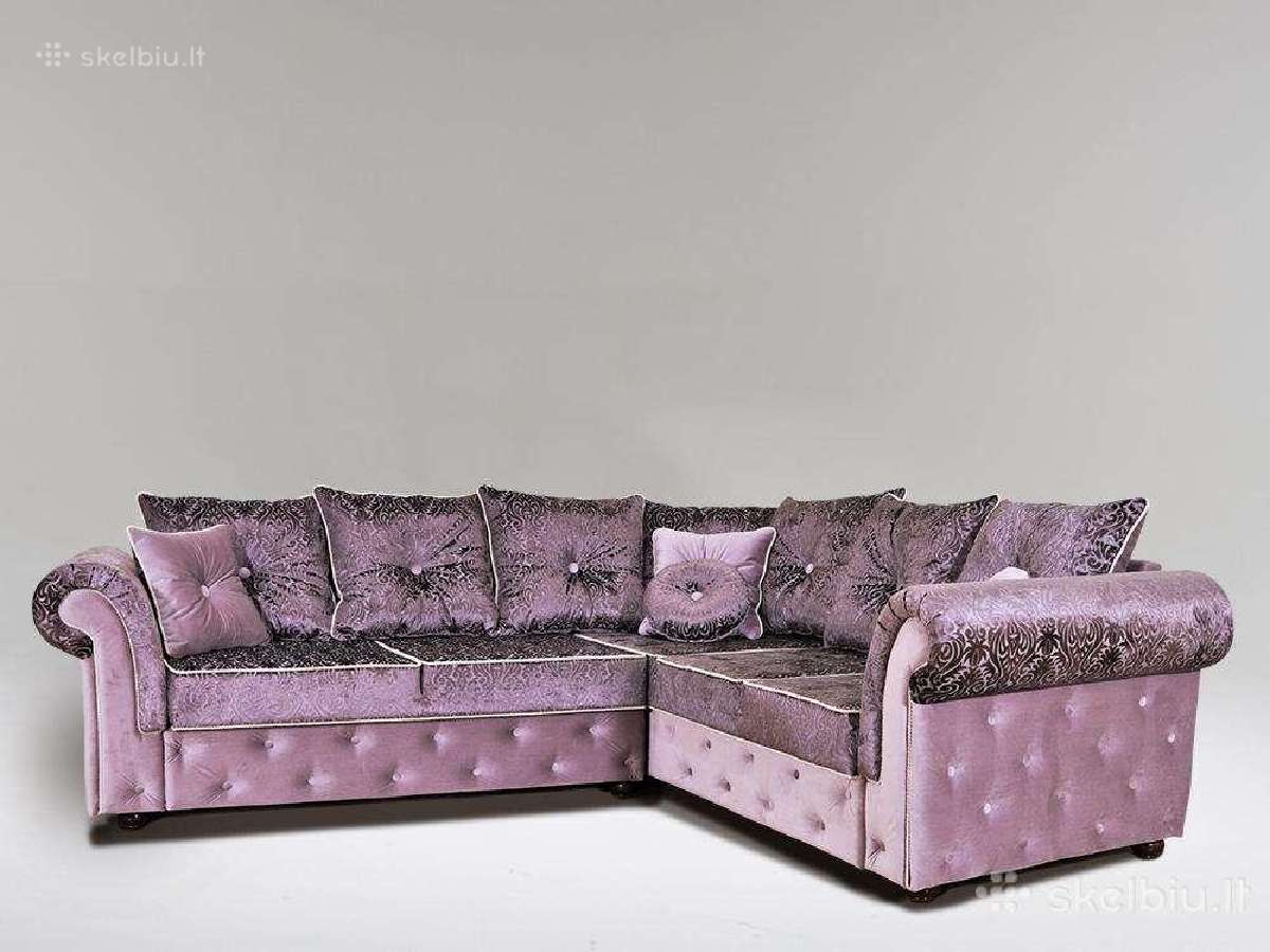 Klasikinė sofa su miegamąją funkcija - nuotraukos Nr. 3