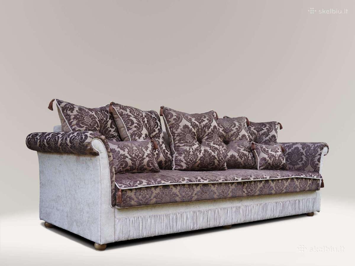 Klasikinė sofa su miegamąją funkcija - nuotraukos Nr. 6