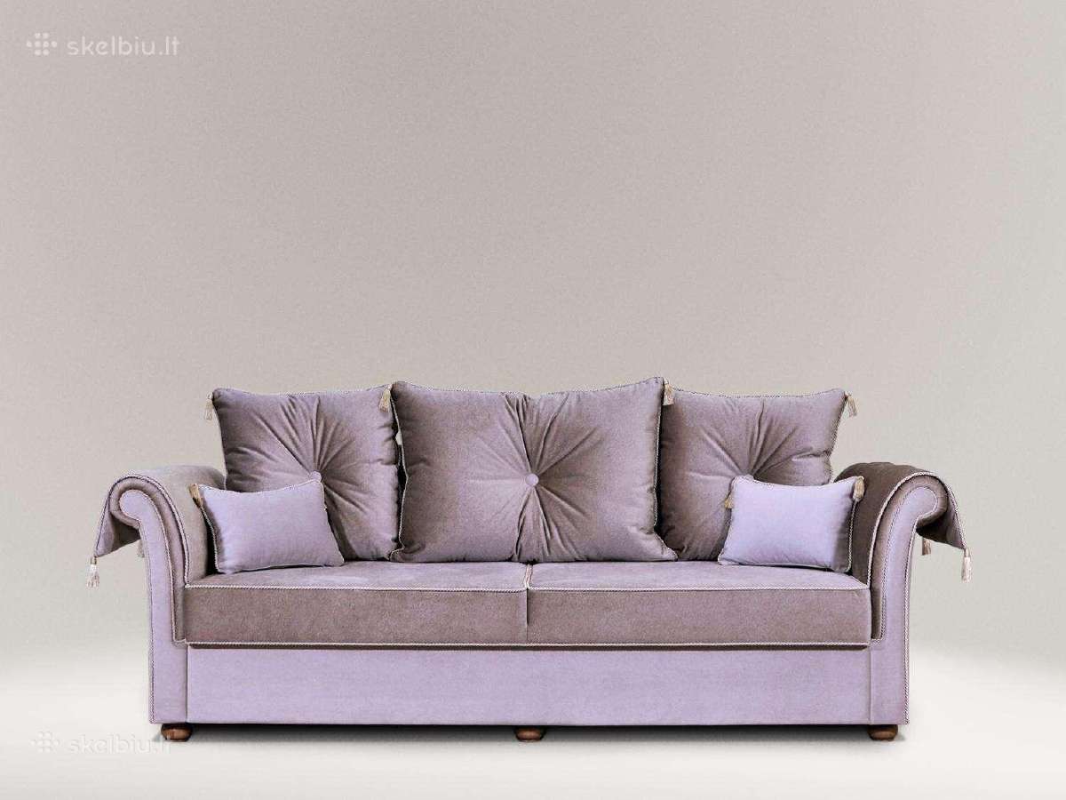 Klasikinė sofa su miegamąją funkcija - nuotraukos Nr. 8