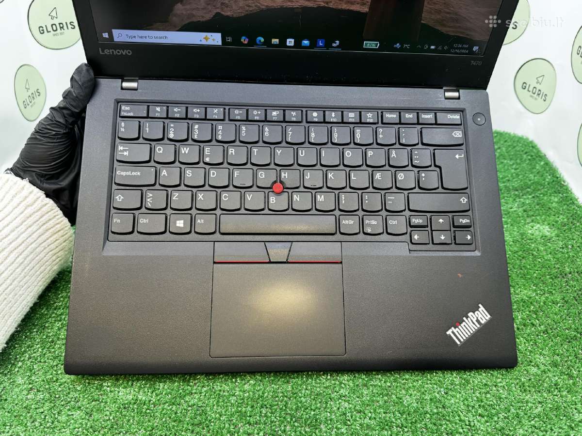 Lenovo Thinkpad T470 i5-7200u 8gb 256gb #1-15 - nuotraukos Nr. 11