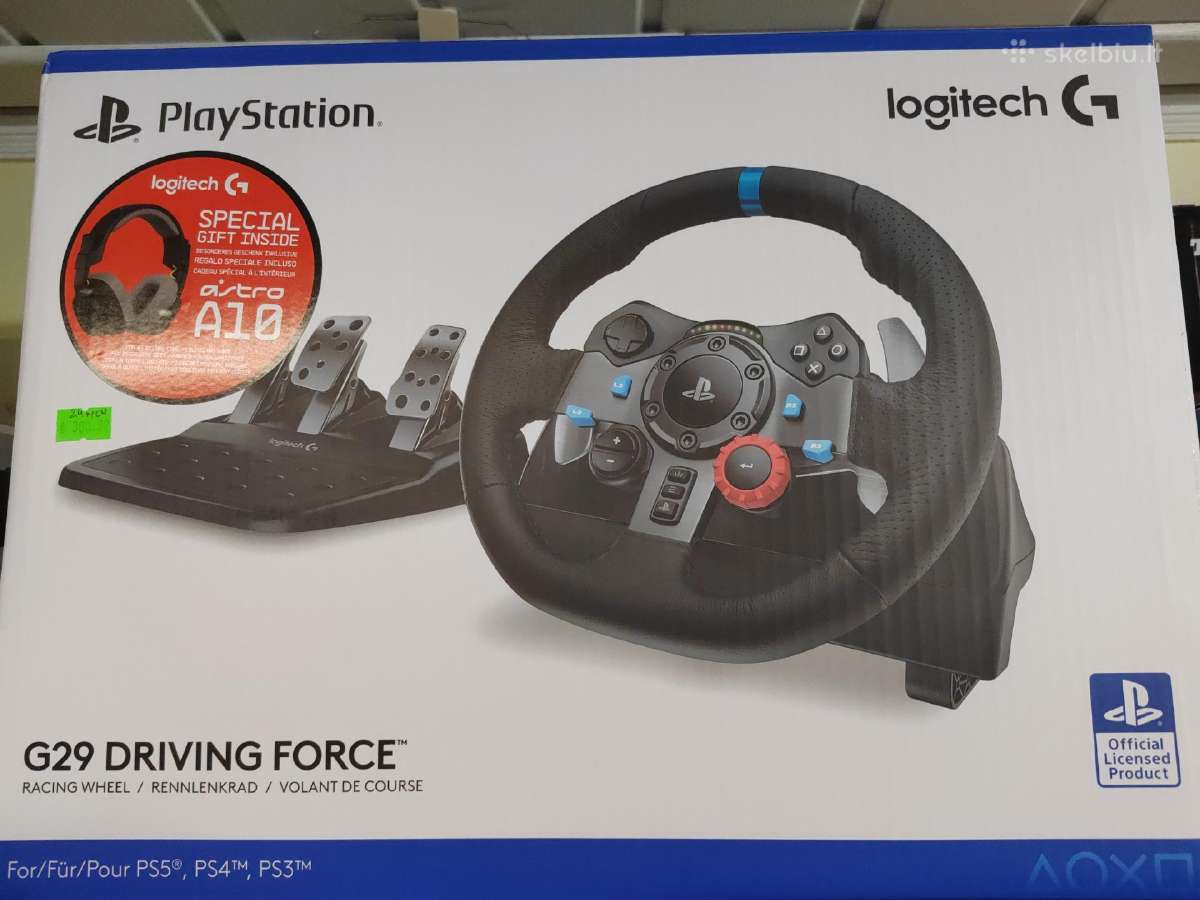 Naujas Vairas Ps5 Ps4 PS3 Pc Xbox 360 One Logitech