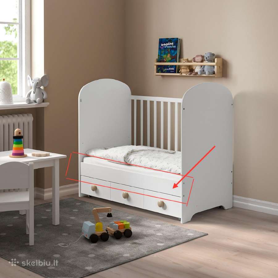 Ieškau Ikea lovytės Gonatt šoninės lentelės