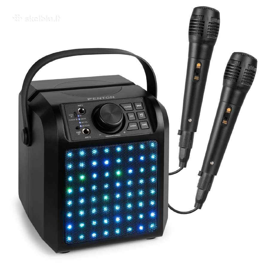 Fenton Kar50b karaoke kolonėlė su LED šviesos efek