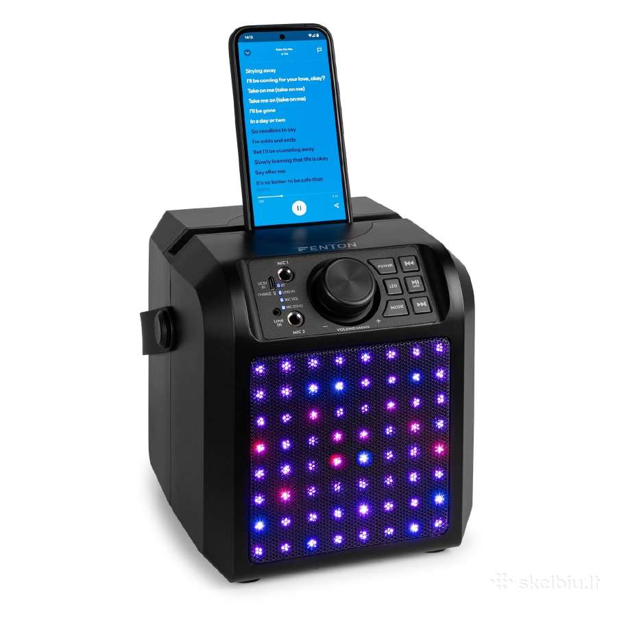 Fenton Kar50b karaoke kolonėlė su LED šviesos efek - nuotraukos Nr. 2