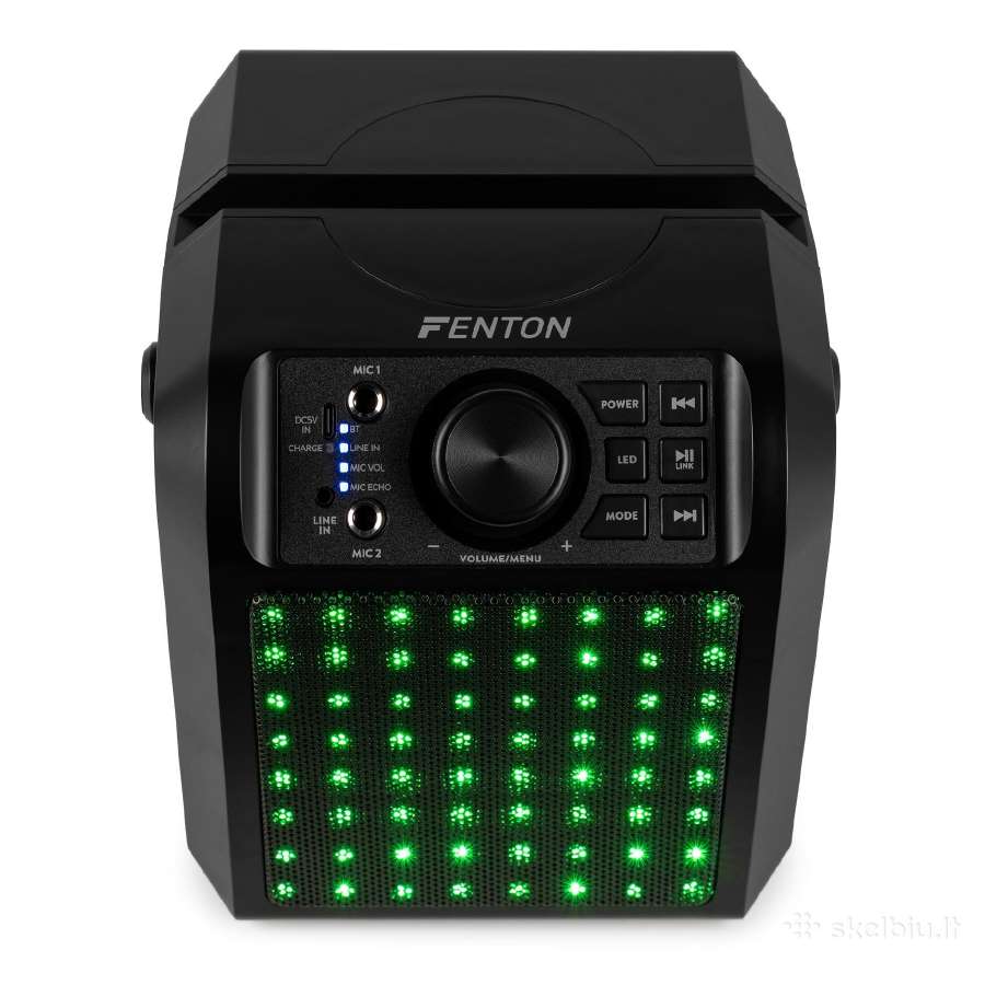 Fenton Kar50b karaoke kolonėlė su LED šviesos efek - nuotraukos Nr. 3