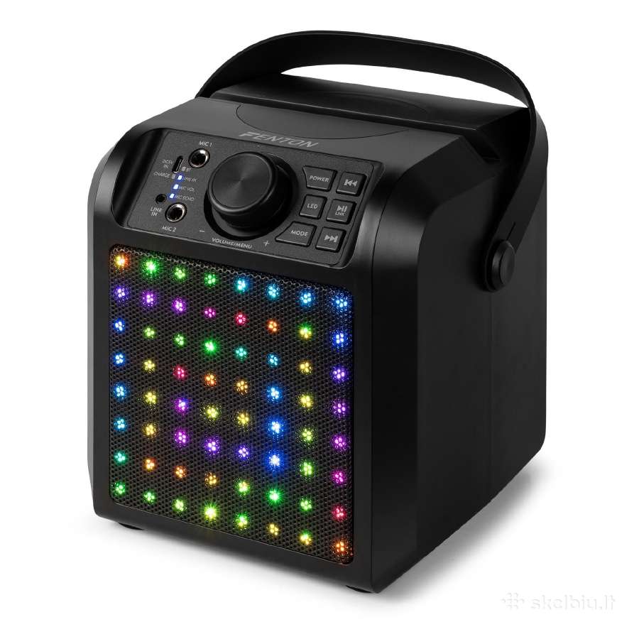 Fenton Kar50b karaoke kolonėlė su LED šviesos efek - nuotraukos Nr. 4