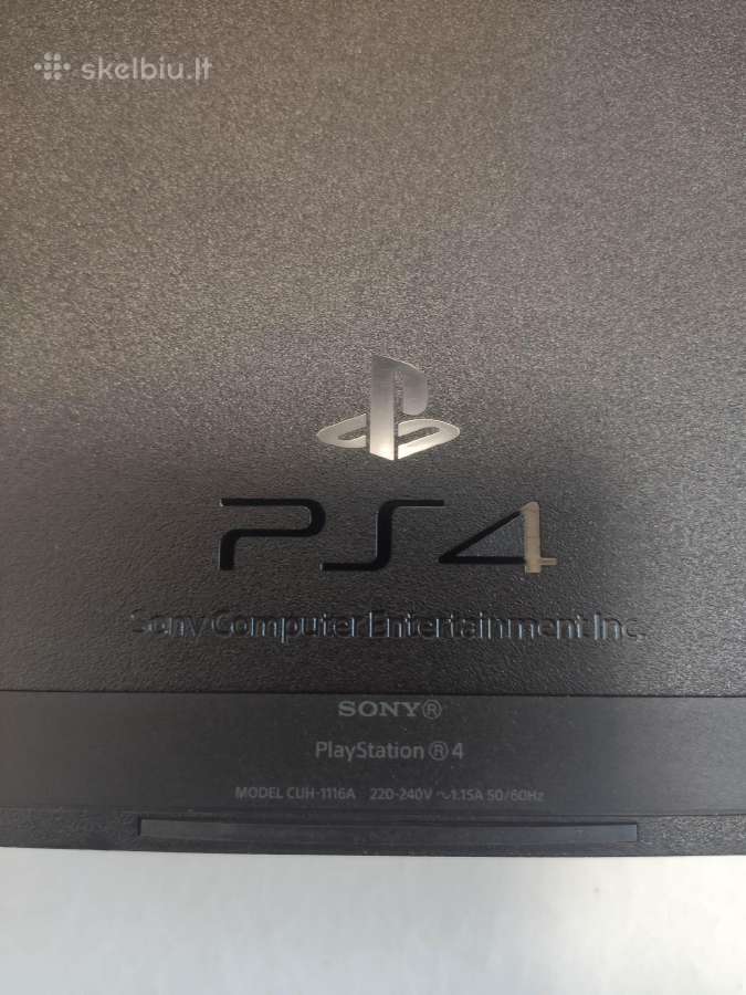 Ps4 Fat Atrištas 9.00 500gb. Cuh-1116a - nuotraukos Nr. 4