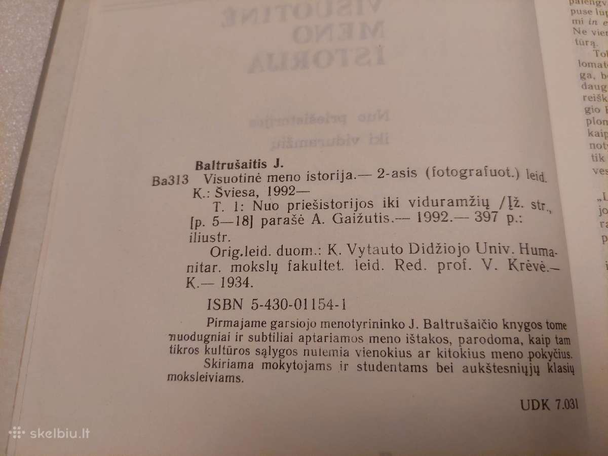 Visuotinė meno istorija - nuotraukos Nr. 3