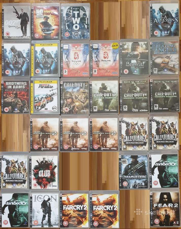 Playstation 3 originalūs žaidimai PS3 Playstation3