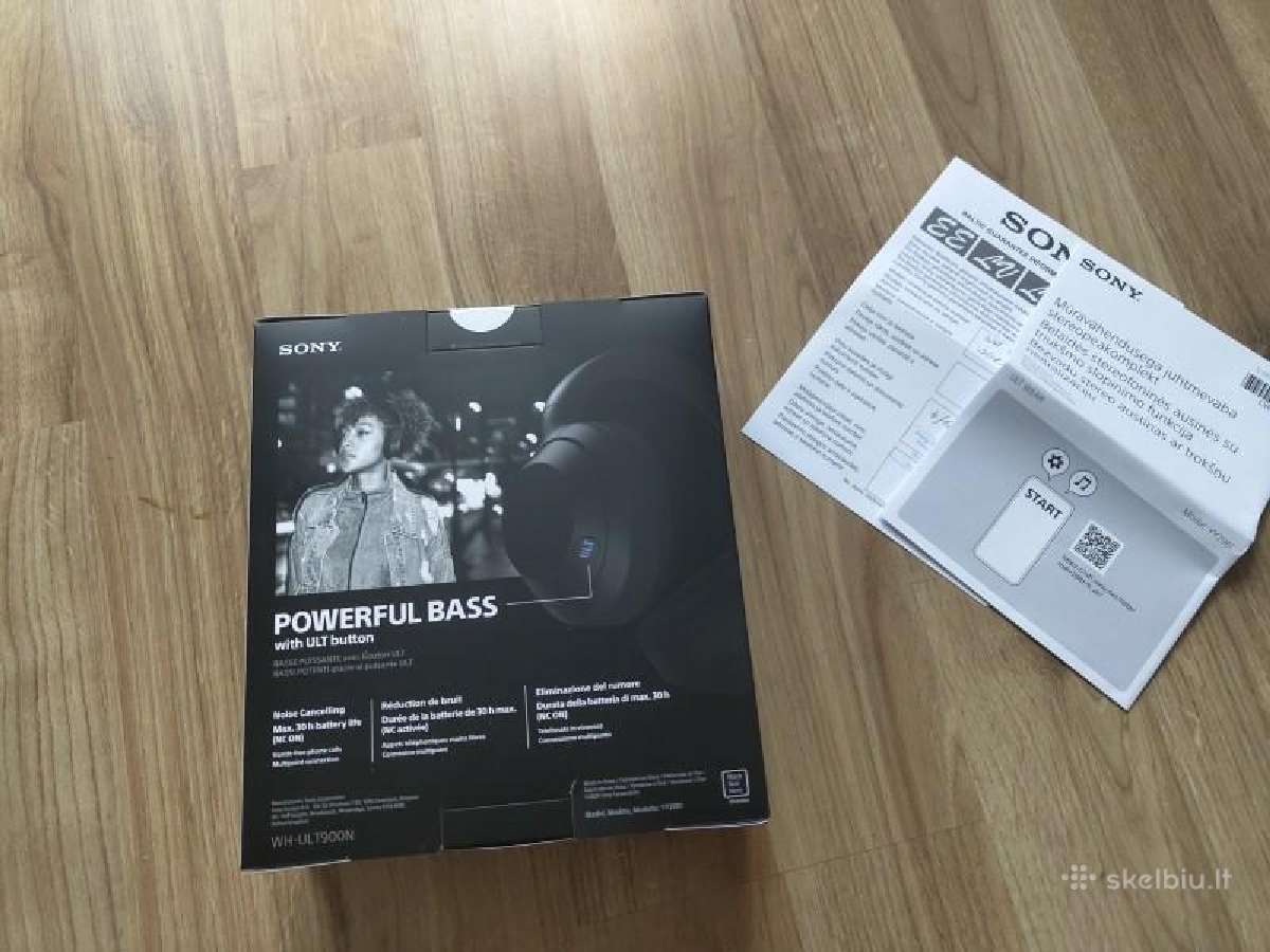 Naujos sony auksciausios klases ausines garantija - nuotraukos Nr. 2