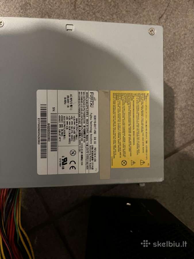 7vnt Psu maitinimo blokai Bequite Fujitsu Codegen - nuotraukos Nr. 3