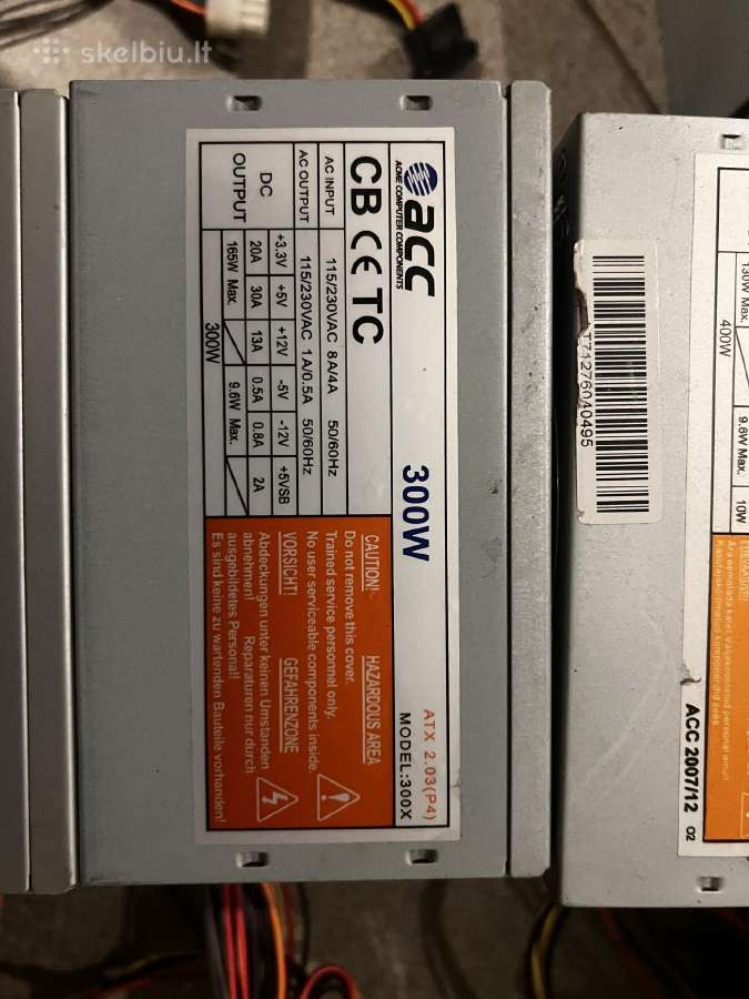 7vnt Psu maitinimo blokai Bequite Fujitsu Codegen - nuotraukos Nr. 5