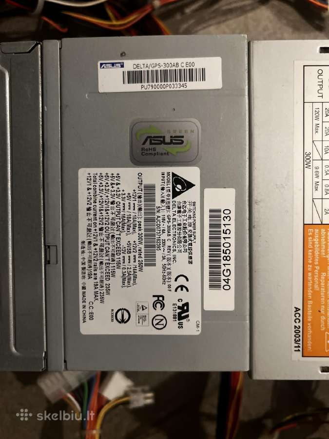 7vnt Psu maitinimo blokai Bequite Fujitsu Codegen - nuotraukos Nr. 7