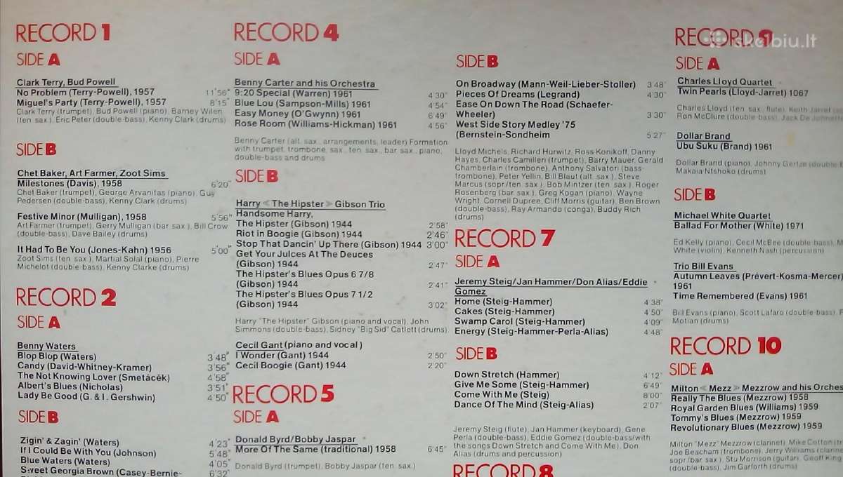 Jazz lp - nuotraukos Nr. 28