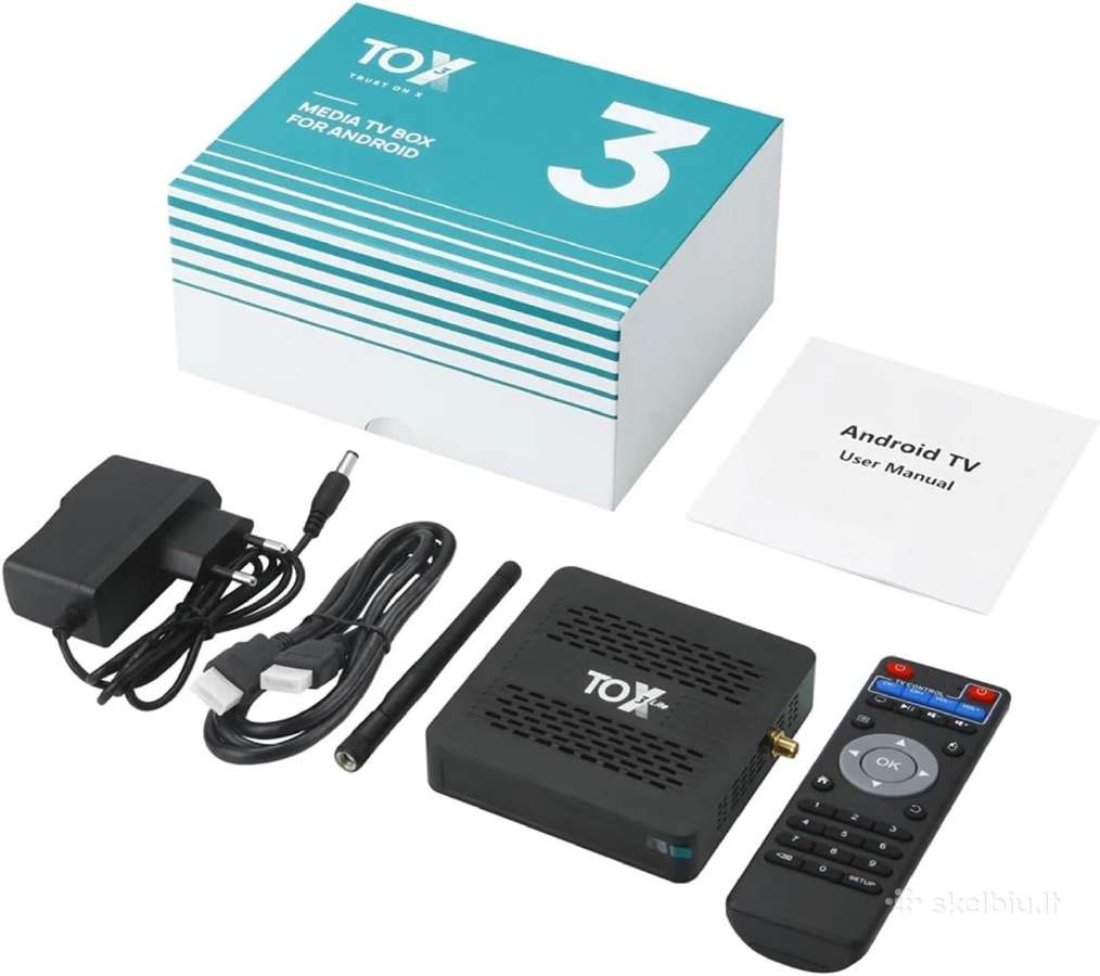 Tox 3 4k android TV box