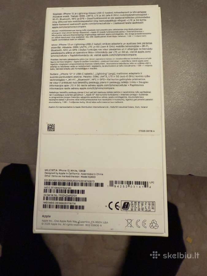 iPhone 12, White, 128gb - nuotraukos Nr. 6