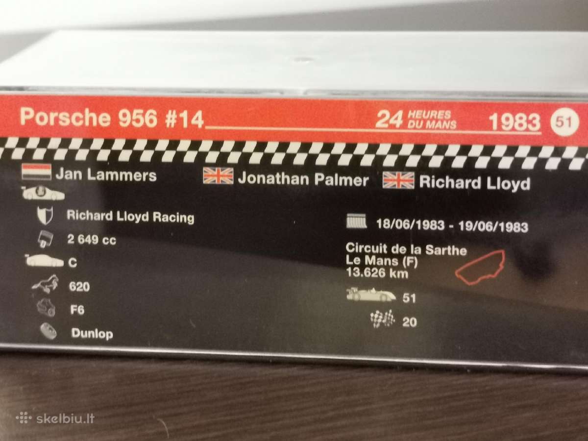 1:43 Porsche 956 1983 Le Mans - nuotraukos Nr. 2