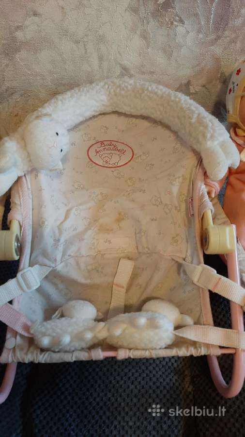 Baby annabel kėdute nešioklė su lėle - nuotraukos Nr. 12
