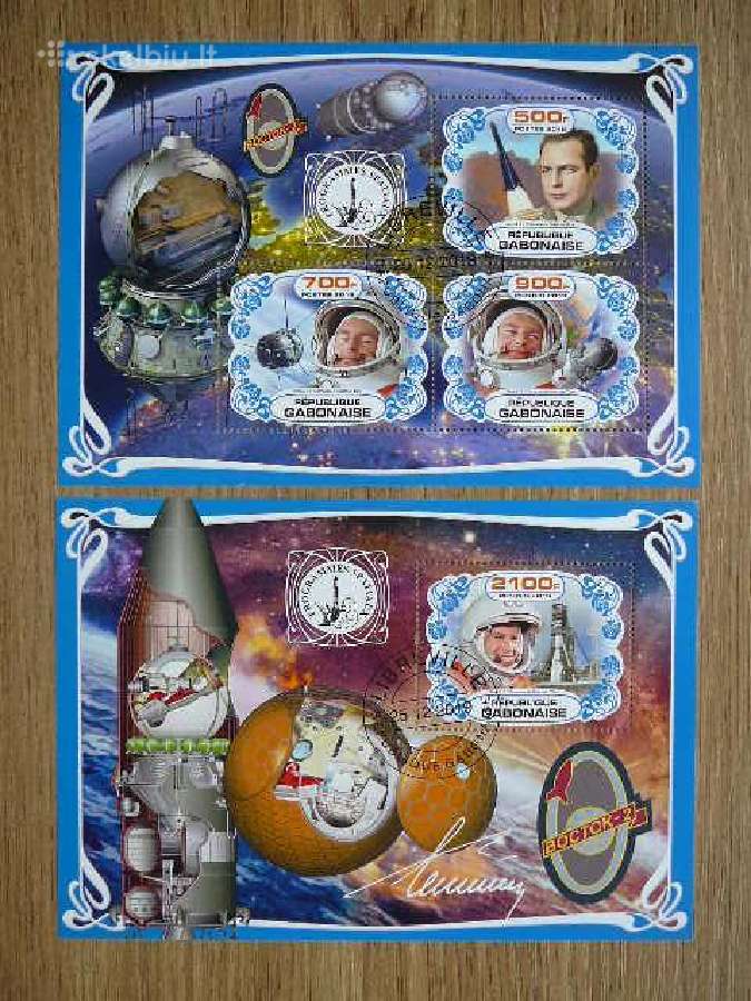 Kosmosas Vostok 2 G. Titovas Gabonas 2019 sk103a