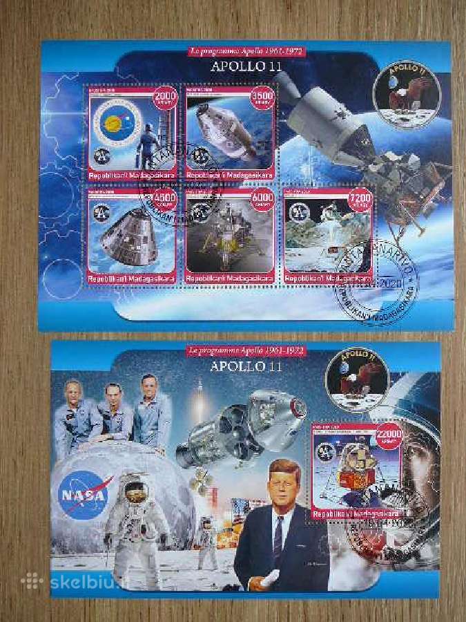Kosmosas Apollo 11 Madagaskaras 2020 antsp. sk101a