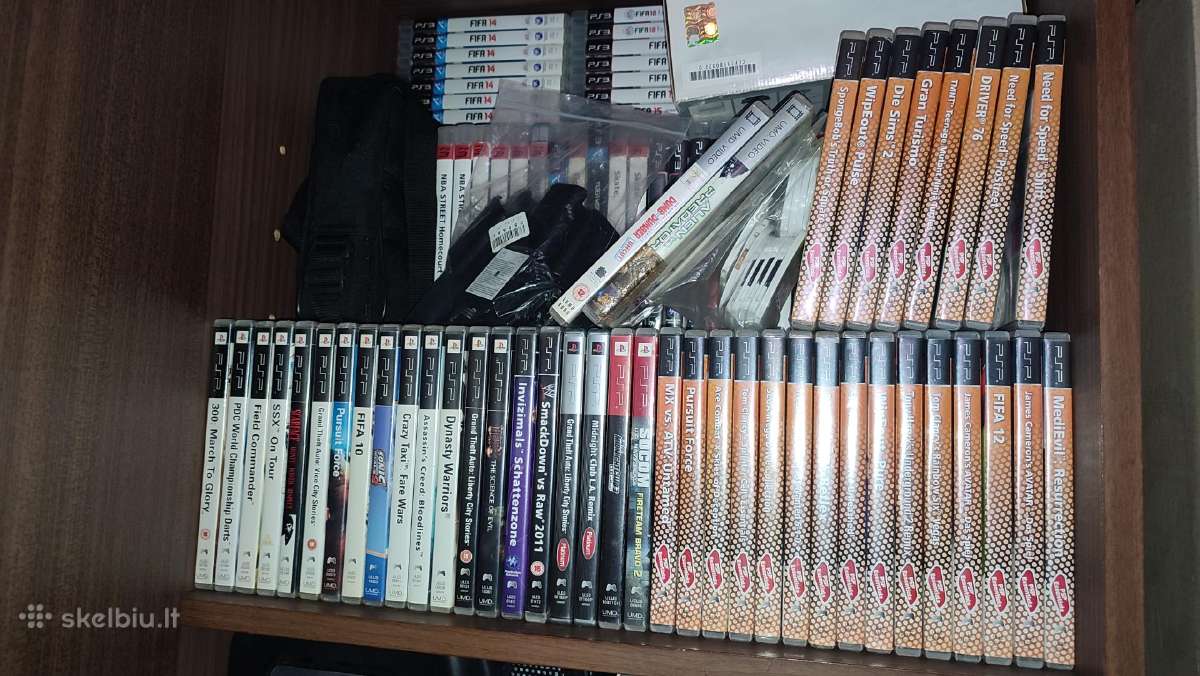 PSP, Playstation Portable ivairus zaidimai.
