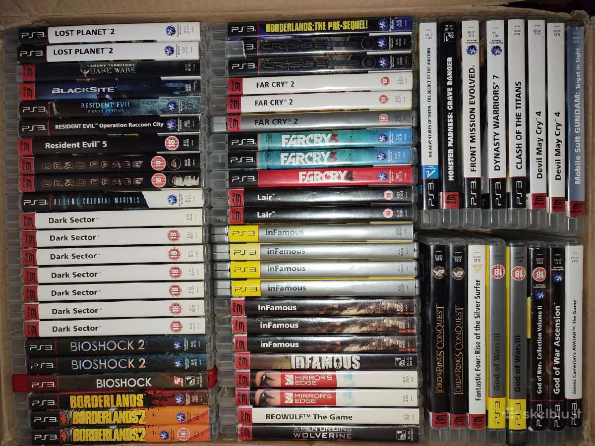 PS3, Playstation 3 ivairus zaidimai.