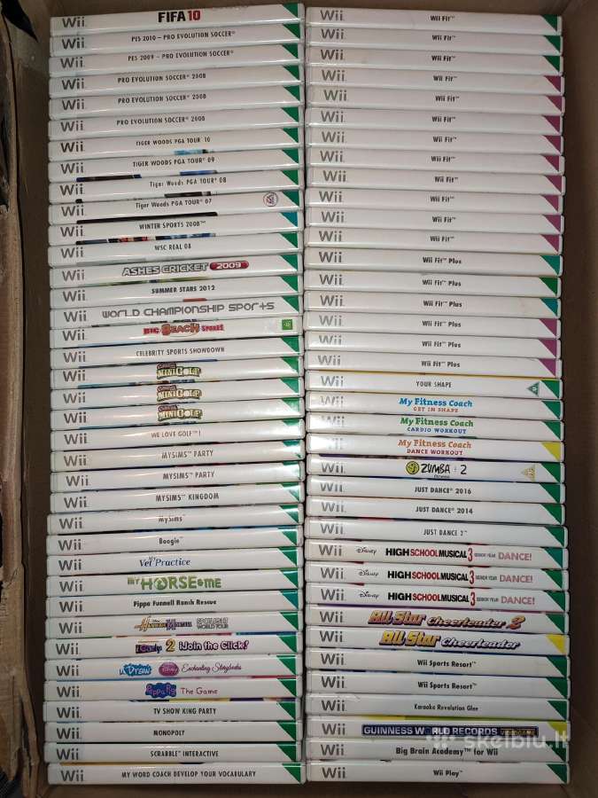 Wii ir Nintendo Ds ivairus zaidimai