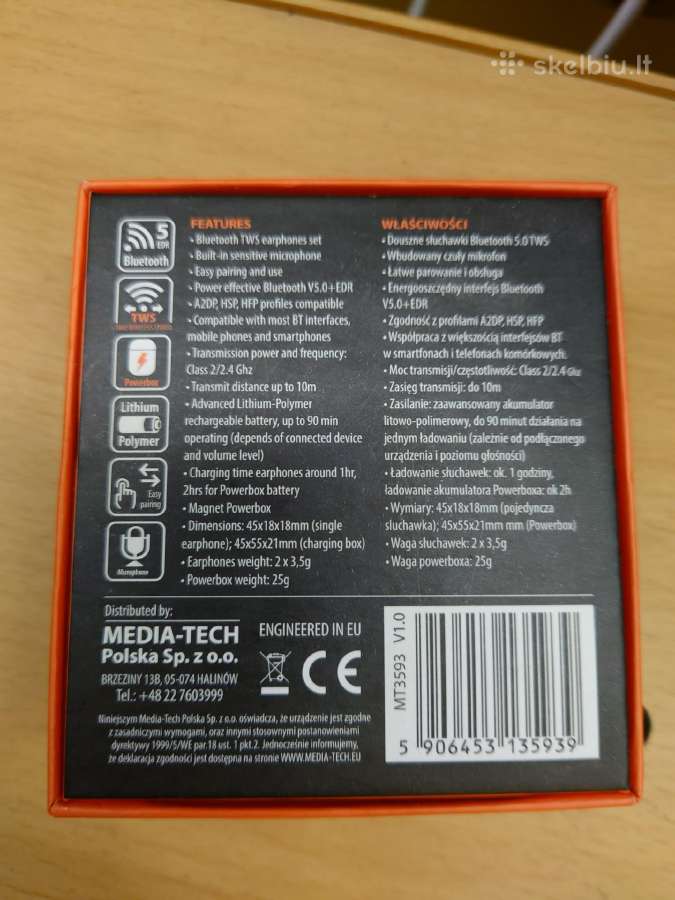 Bt ausinės Media-tech R-phones Pro Tws Mt359 - nuotraukos Nr. 10