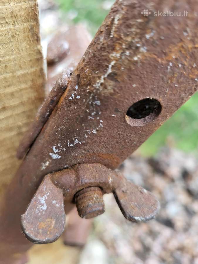 Vintažinis įrenginys lipti į gelžbetoninį stulpa - nuotraukos Nr. 10
