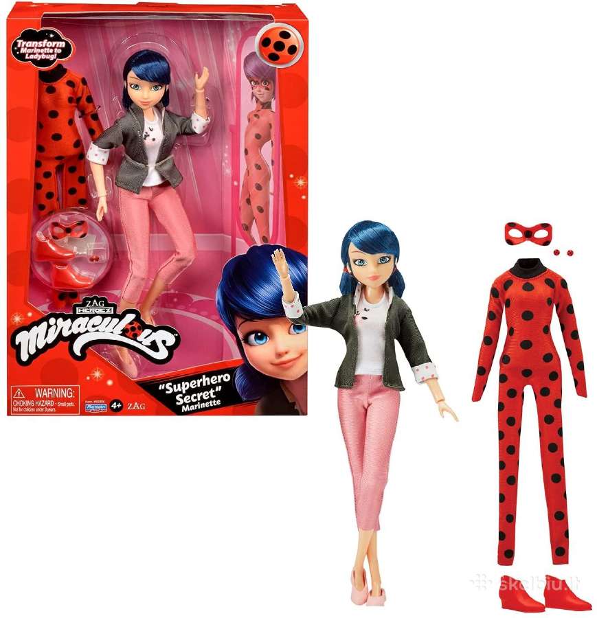Nauja lėlė Miraculous Ladybug Marinette