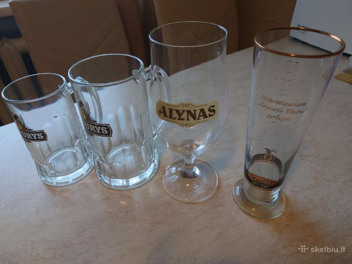Alaus bokalai, taurės