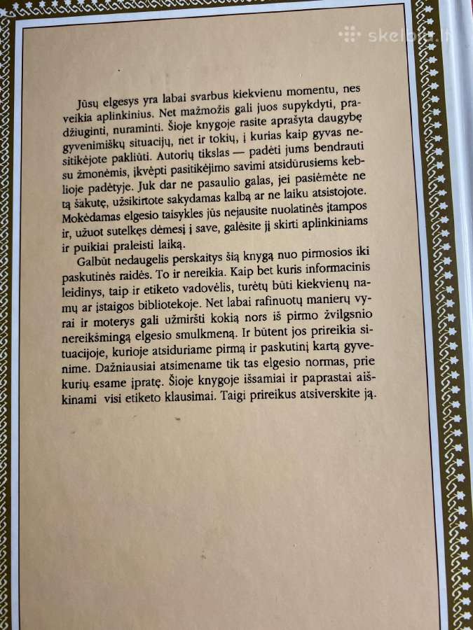 Parduodama knyga Viskas apie etiketa - nuotraukos Nr. 4