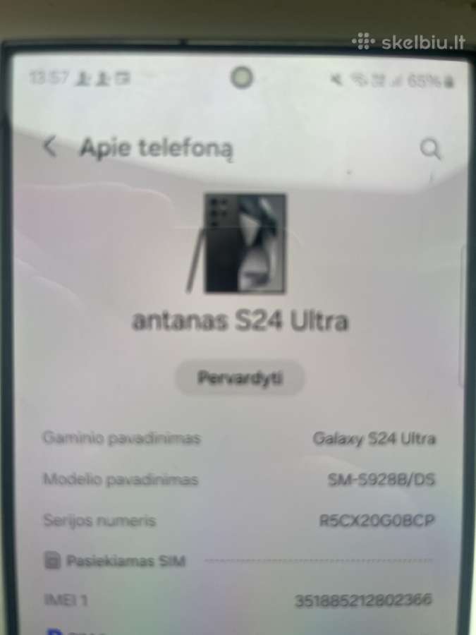 Samsung ultra s 24 - Skelbiu.lt