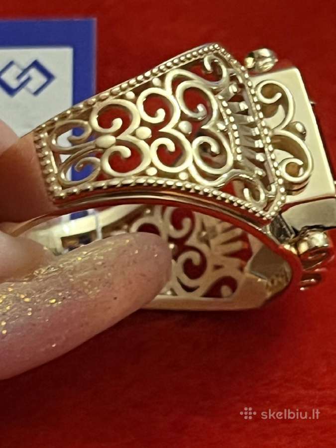 Prabangus auksinis žiedas Šėtono akis - nuotraukos Nr. 11