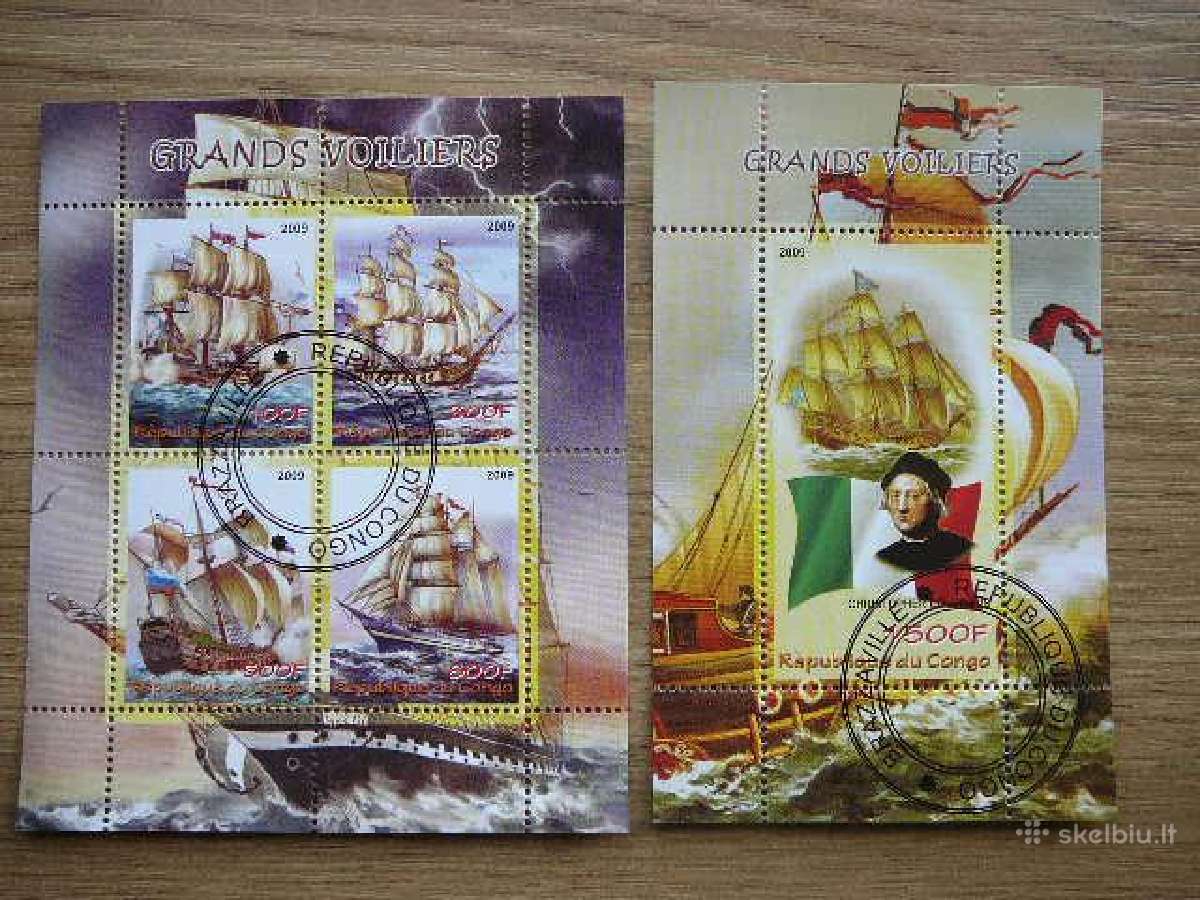 Burlaiviai K. Kolumbas Kongas 2009 antsp. s410/1