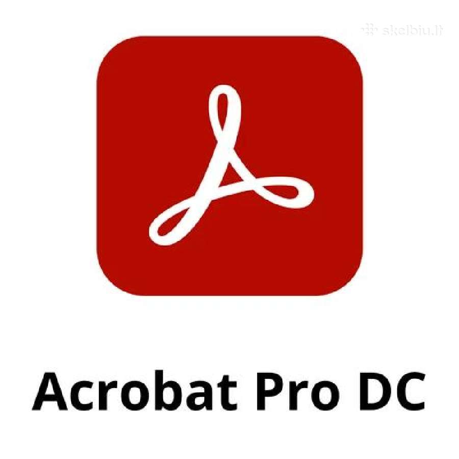 Pdf redagavimui – Adobe Acrobat įrašymas Vilniuje