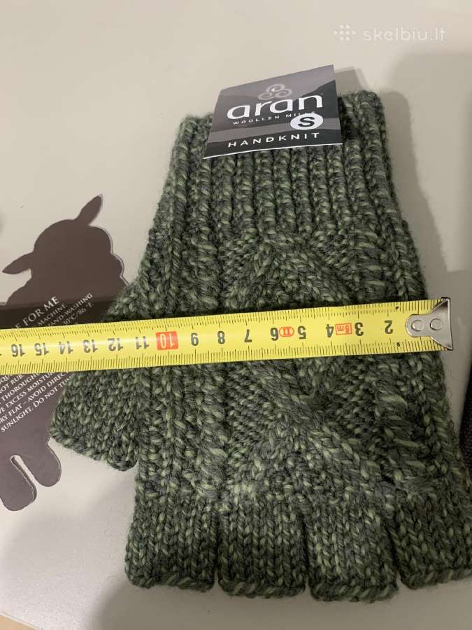 Šiltos riešinės is 100% merino vilnos. - nuotraukos Nr. 6