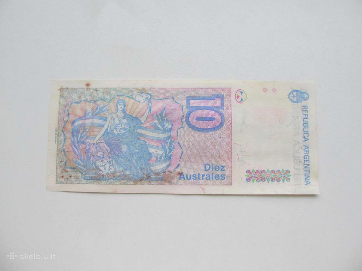10 australes , Argentina , 1987 - nuotraukos Nr. 2