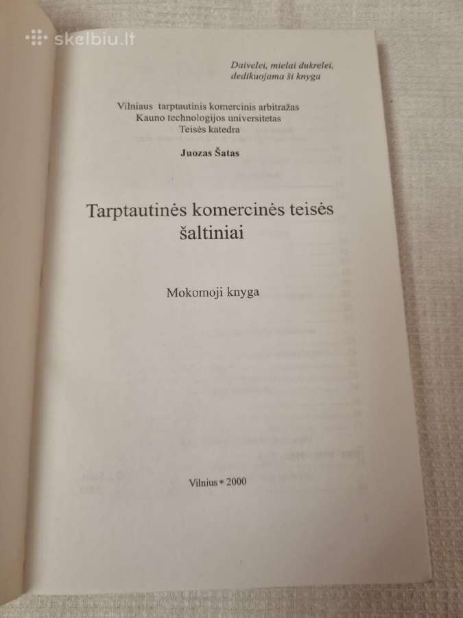 Tarptautinės komercinės teisės šaltiniai - nuotraukos Nr. 2