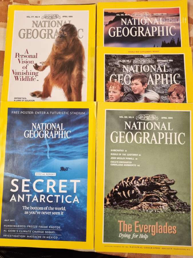 National geographic 5 leidiniai