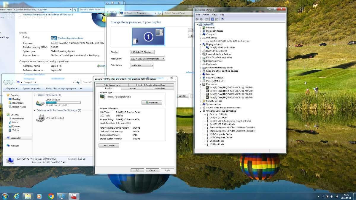 Hp Probook 650 G1 15.6 SSD 8gb - nuotraukos Nr. 8